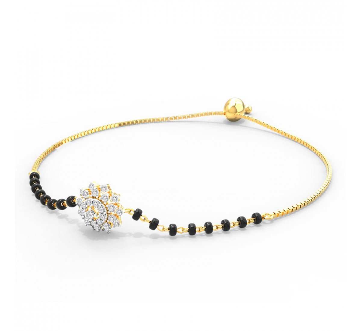 Emelia Diamond Mangalsutra Bracelet