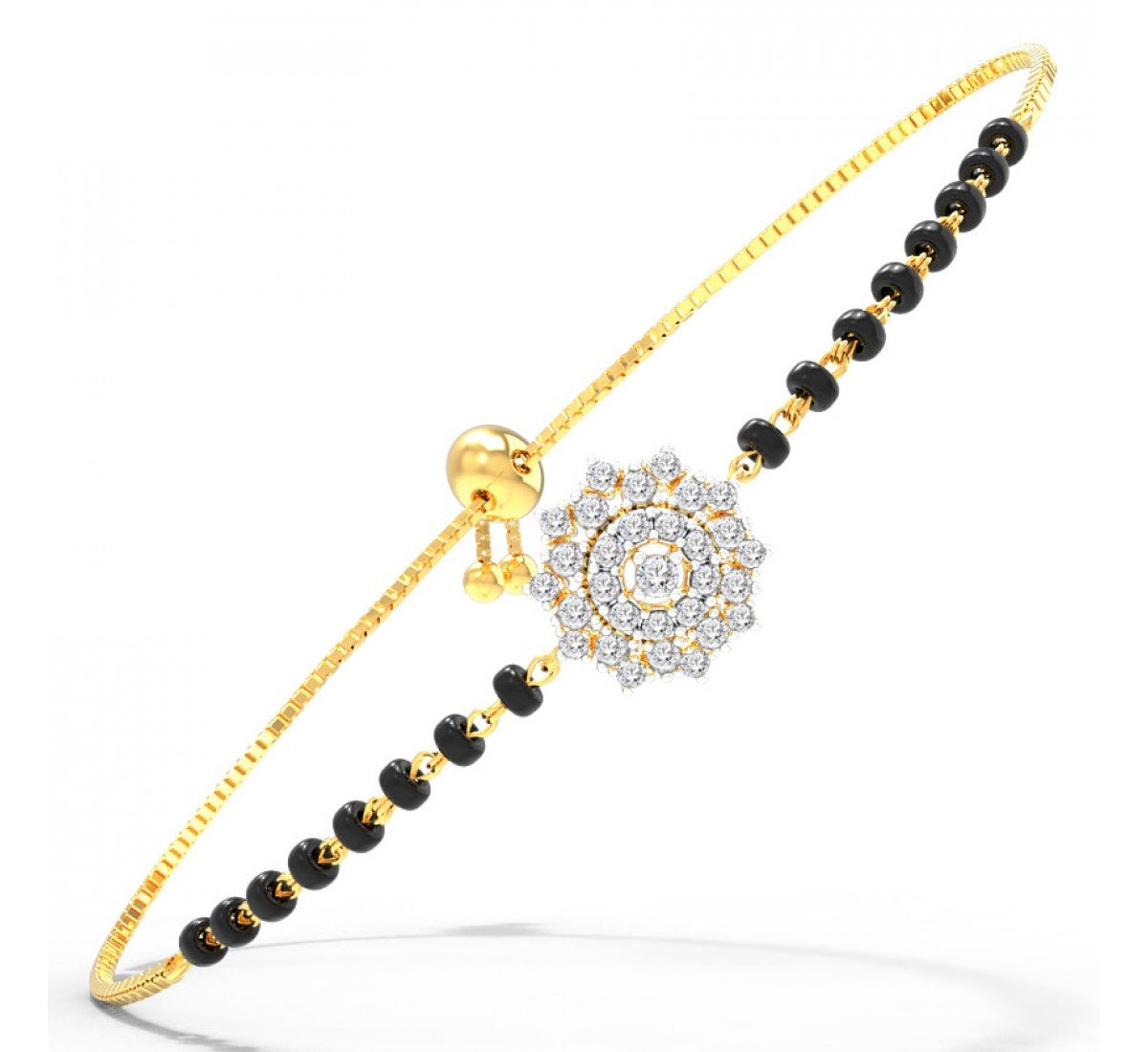 Emelia Diamond Mangalsutra Bracelet