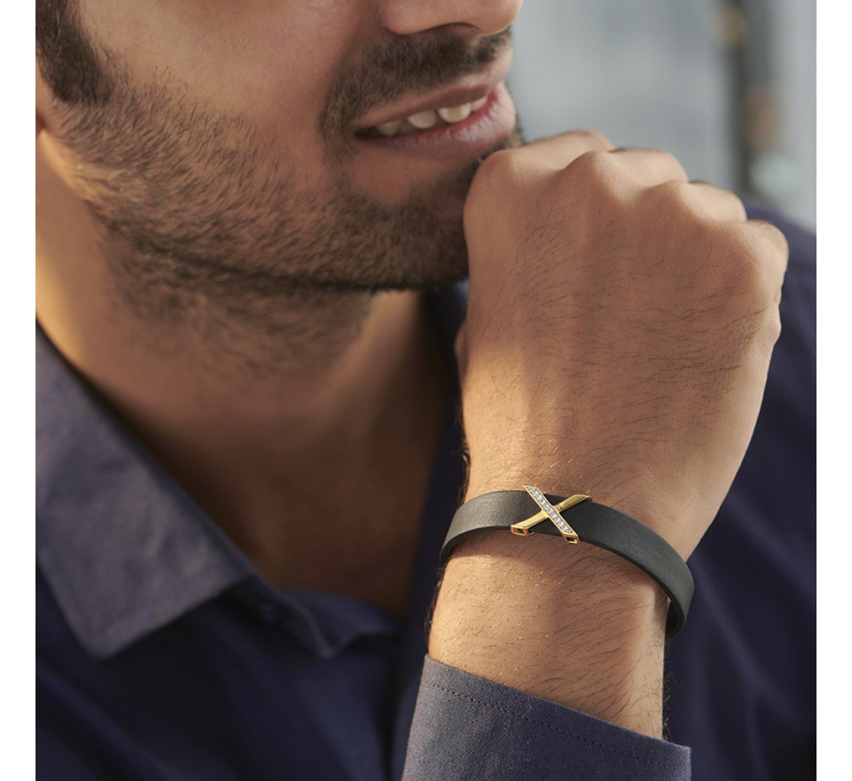 Ostracize Diamond Bracelet for Men