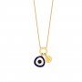 Vision Evil Eye Gold Pendant
