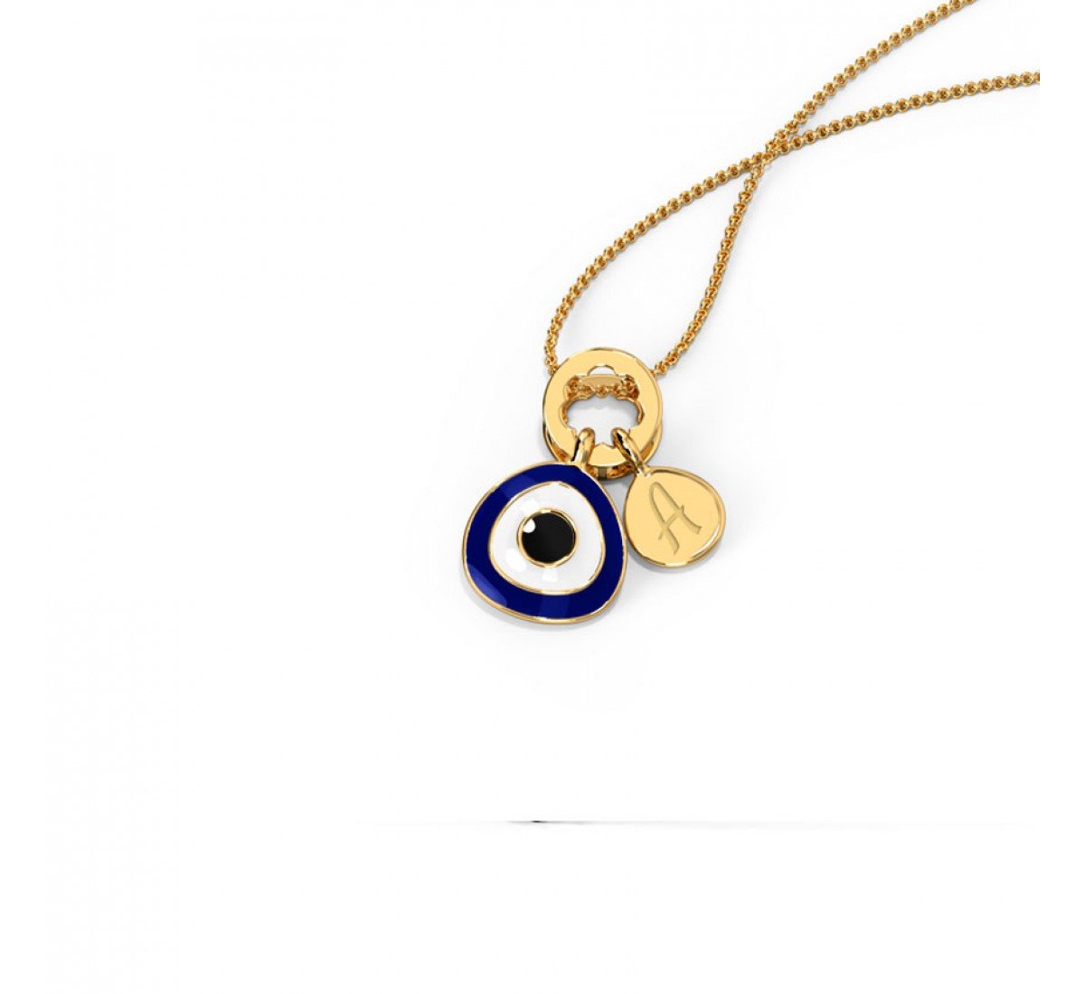 Vision Evil Eye Gold Pendant