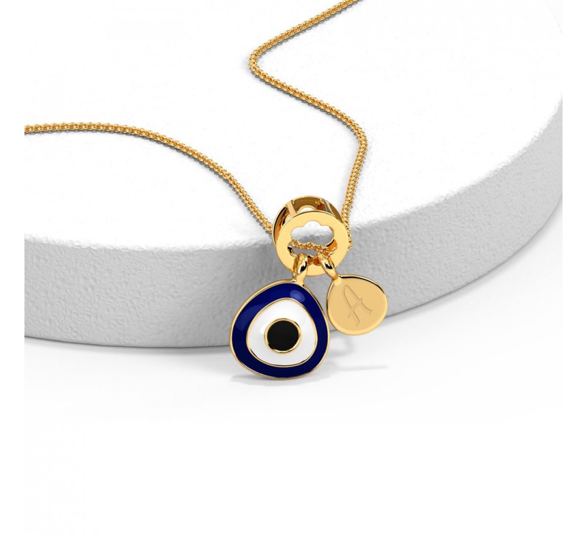 Vision Evil Eye Gold Pendant