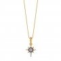 Warding Star Evil Eye Diamond Pendant