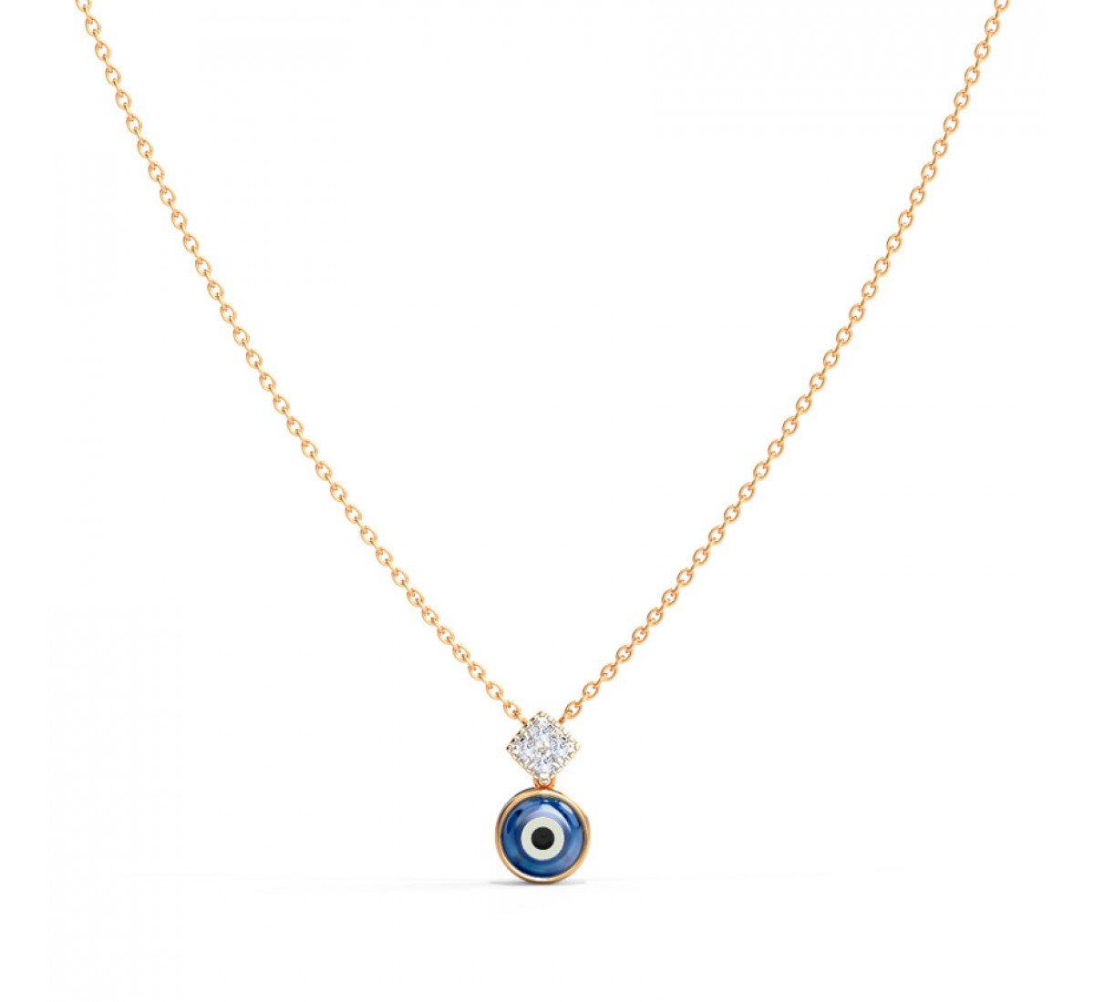 Celestial Evil Eye Gemstone Necklace