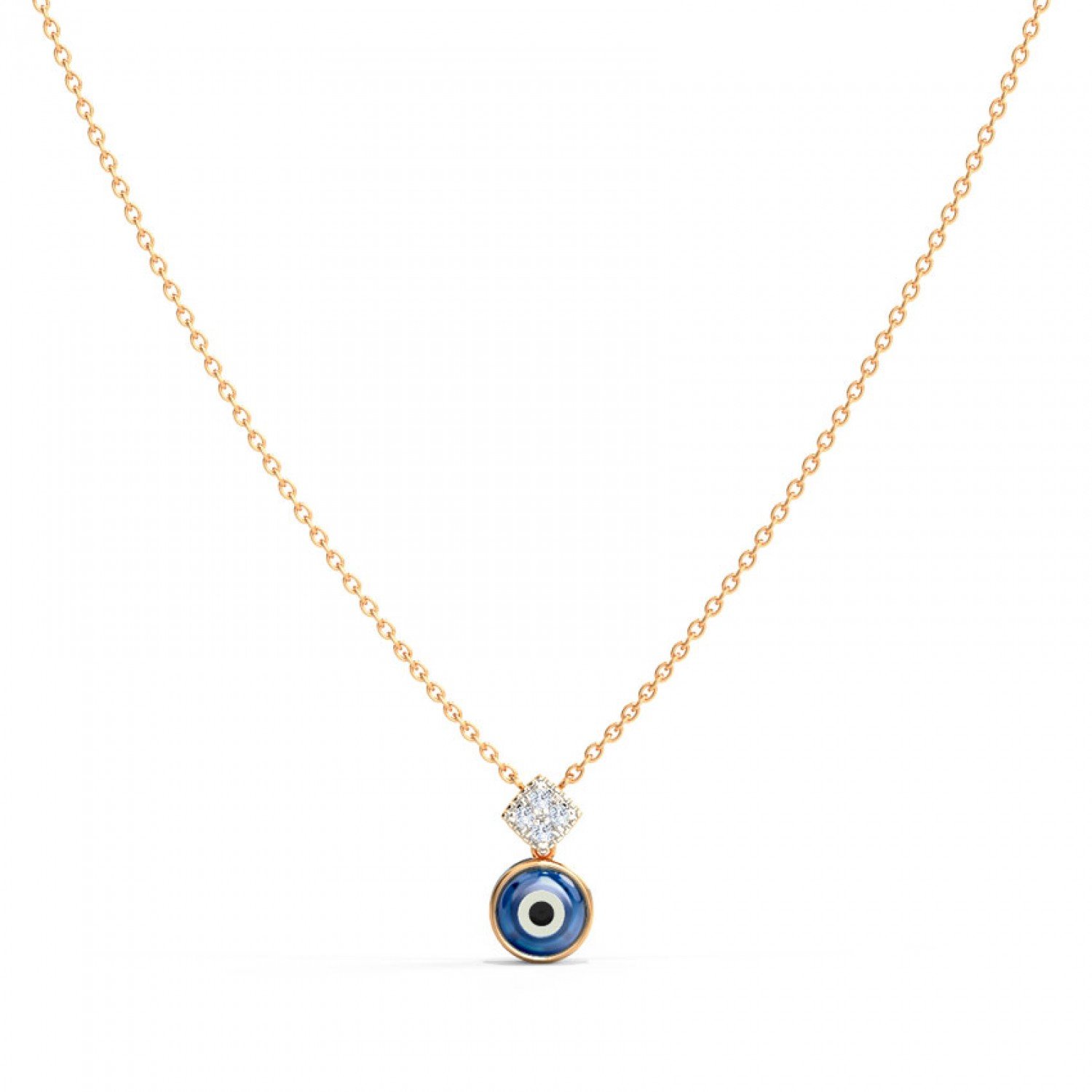 Celestial Evil Eye Gemstone Necklace