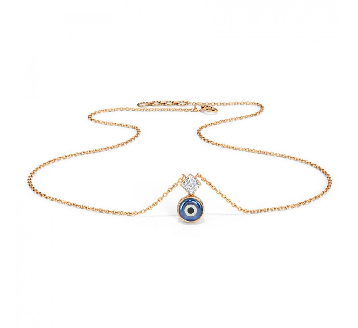Celestial Evil Eye Gemstone Necklace