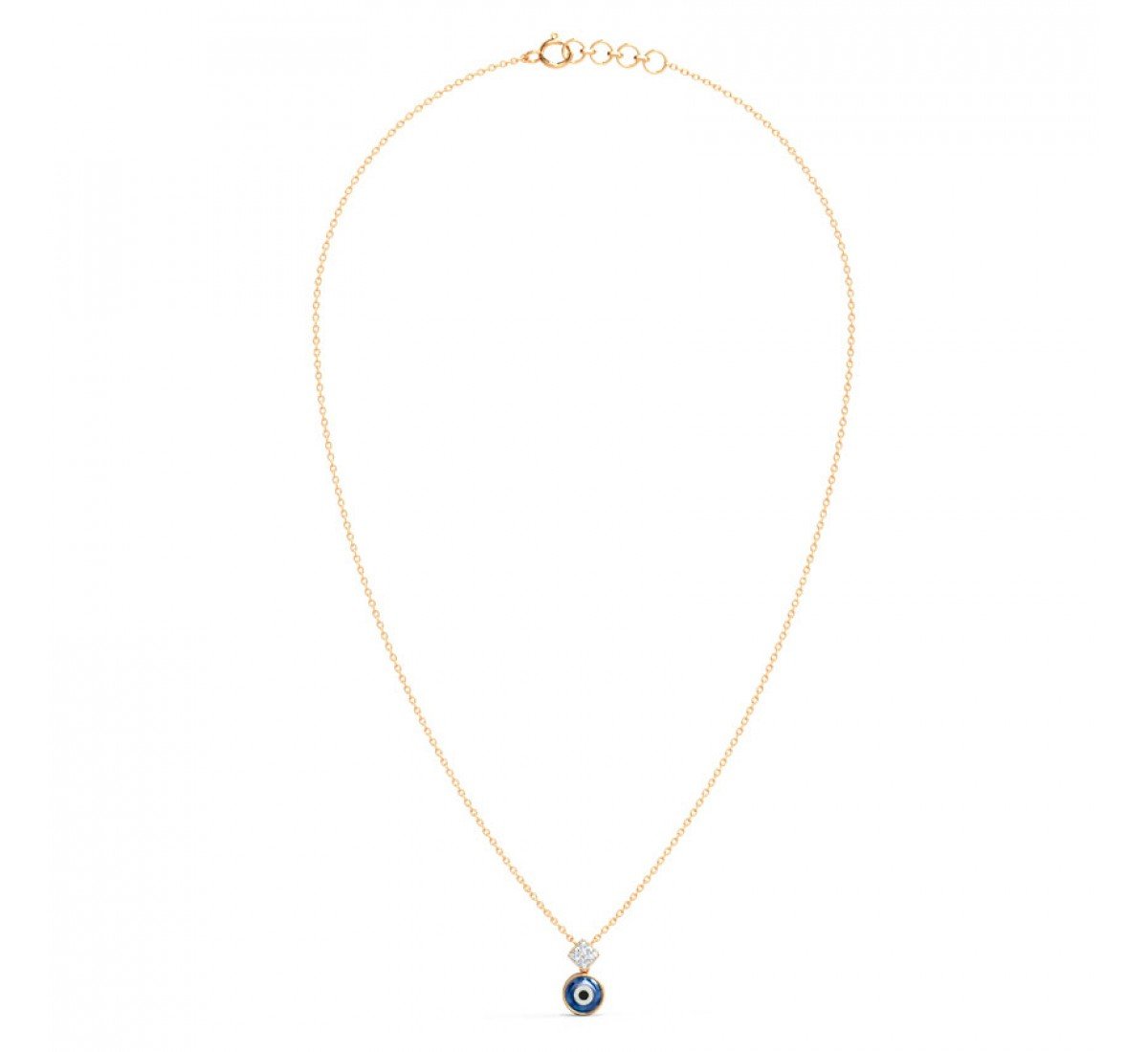 Celestial Evil Eye Gemstone Necklace