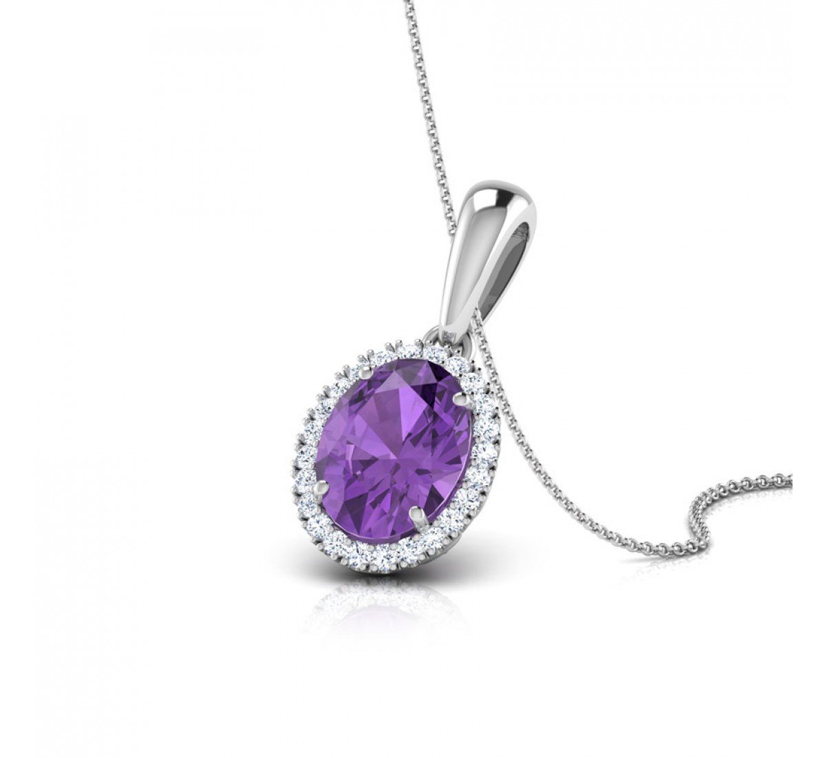 Ursa Amethyst Gemstone Pendant