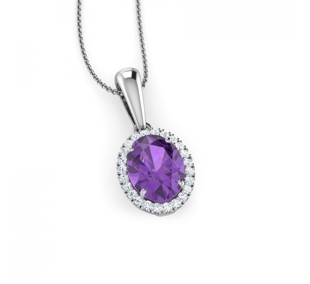 Ursa Amethyst Gemstone Pendant