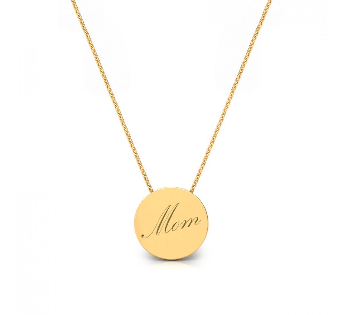 Petulant Mom Gold Pendant