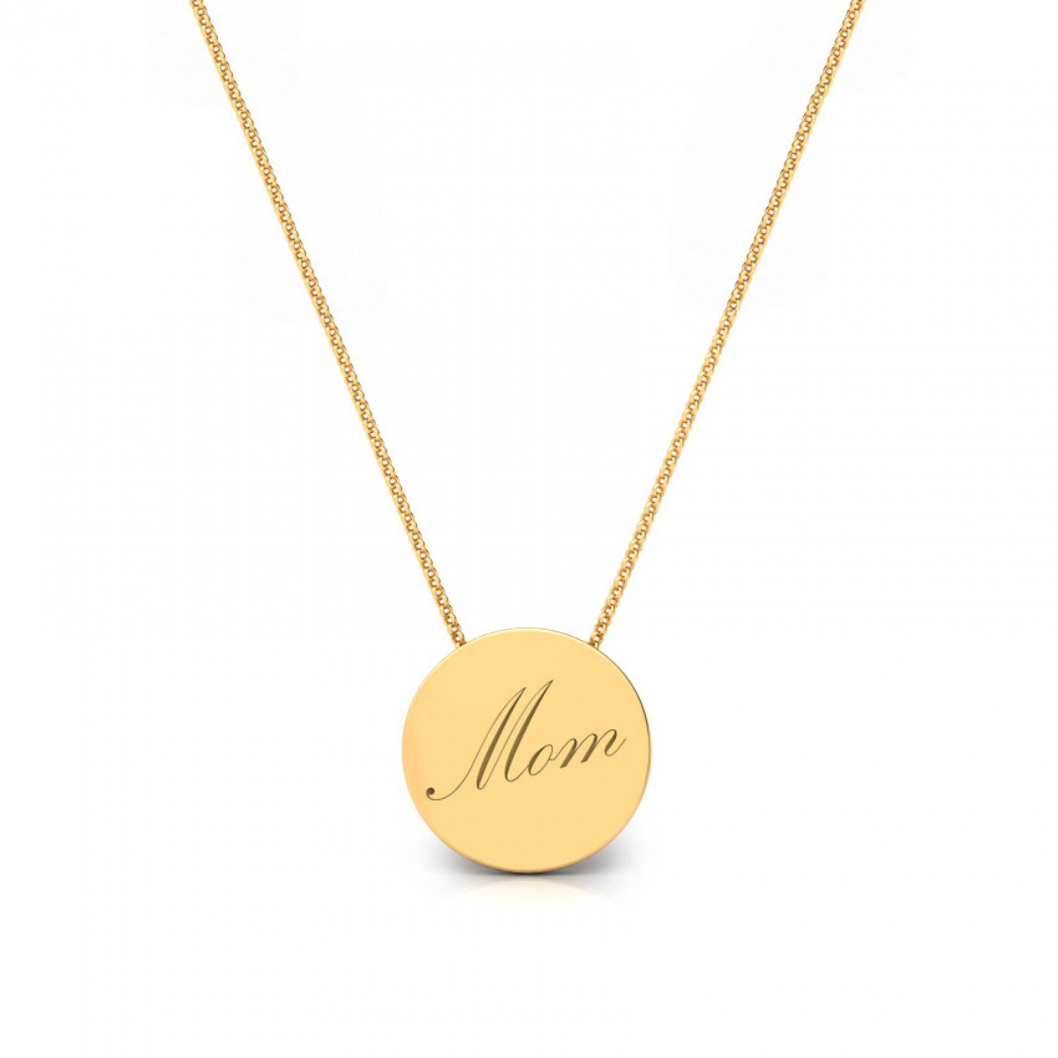 Petulant Mom Gold Pendant