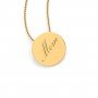 Petulant Mom Gold Pendant
