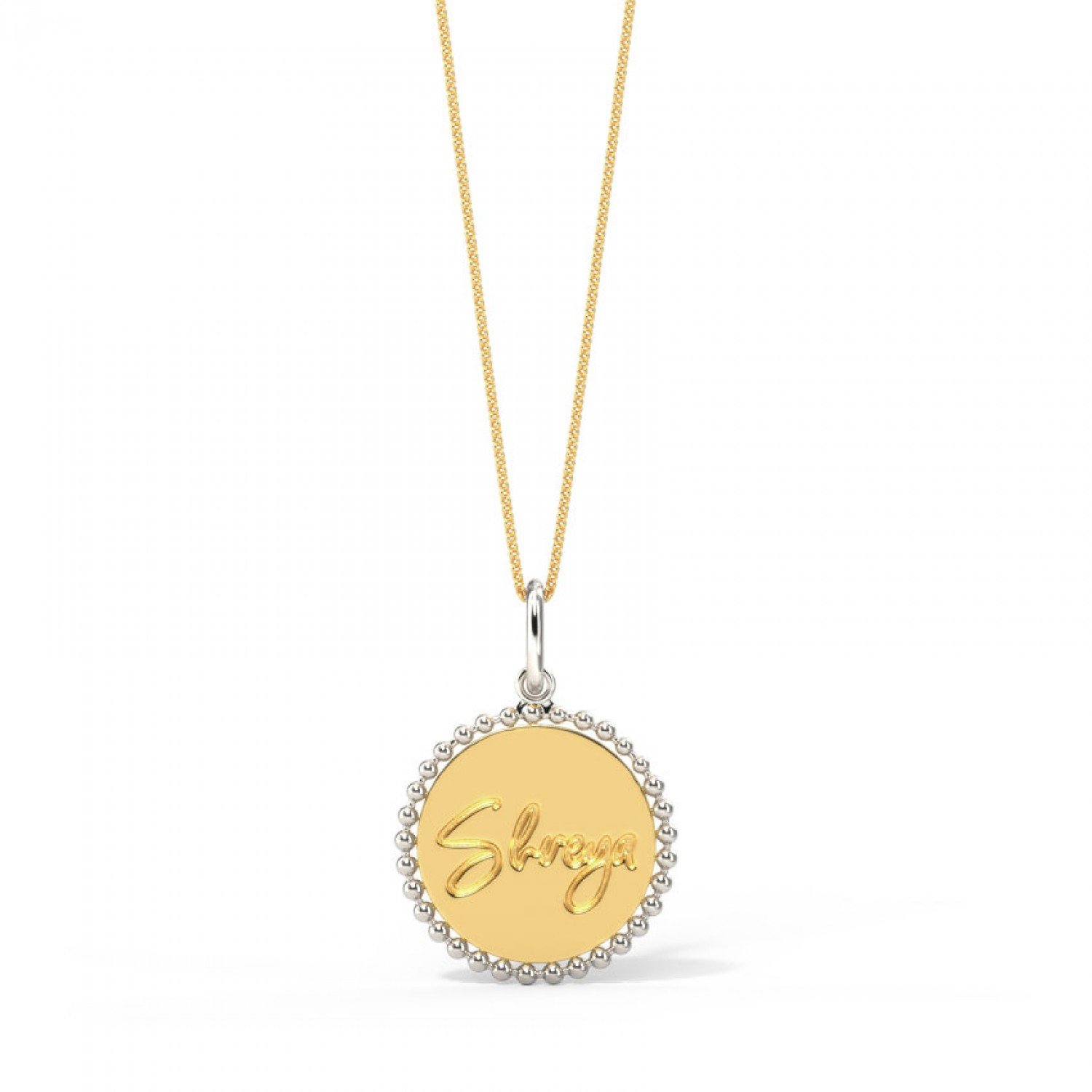 Onerous Name Gold Pendant