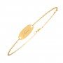 Kitsch Engrave Baby Gold Bracelet