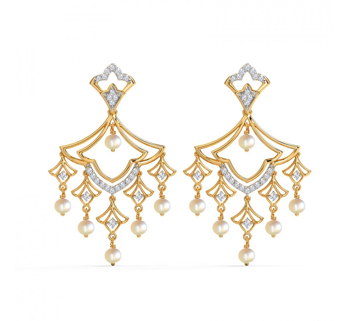 Zorina Gemstone Chand Bali