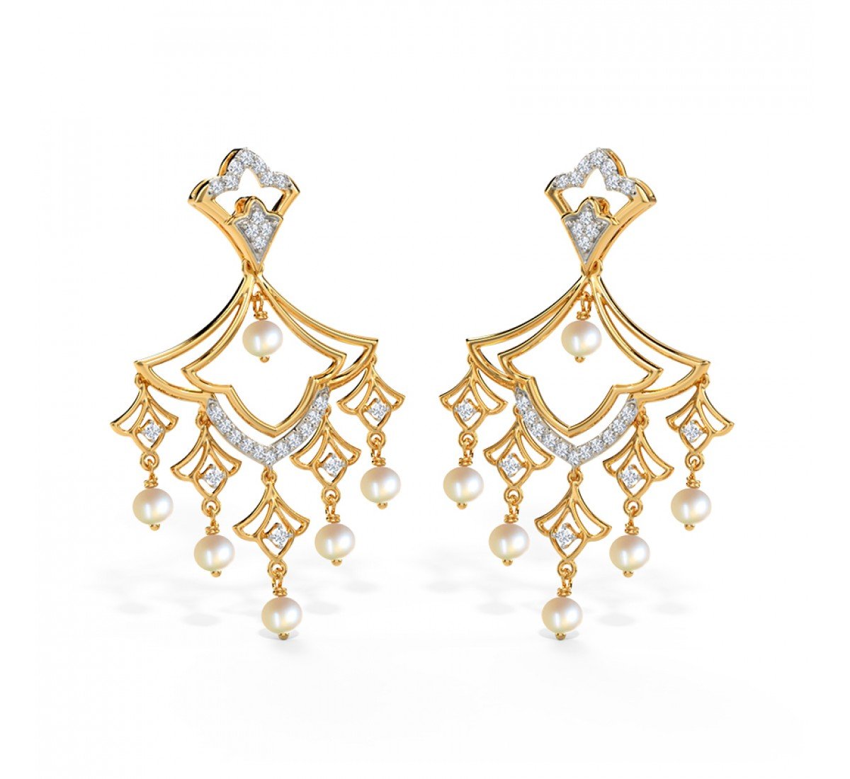 Zorina Gemstone Chand Bali