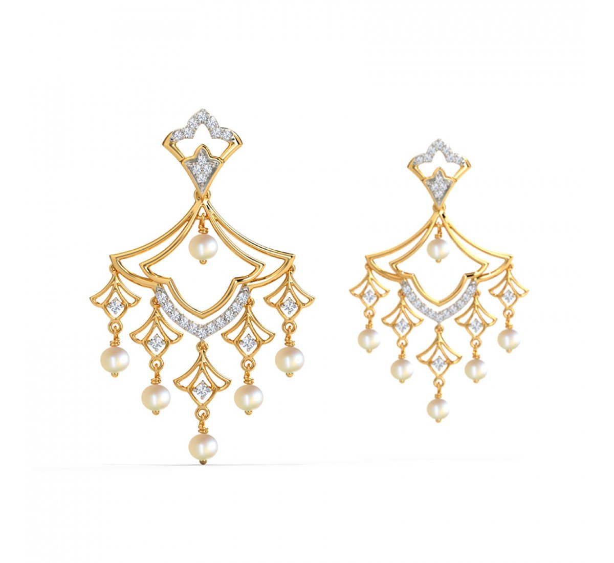 Zorina Gemstone Chand Bali