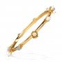 Waying Pearl Diamond Bangles