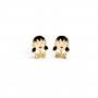 Shizuka Kids Gold Earrings