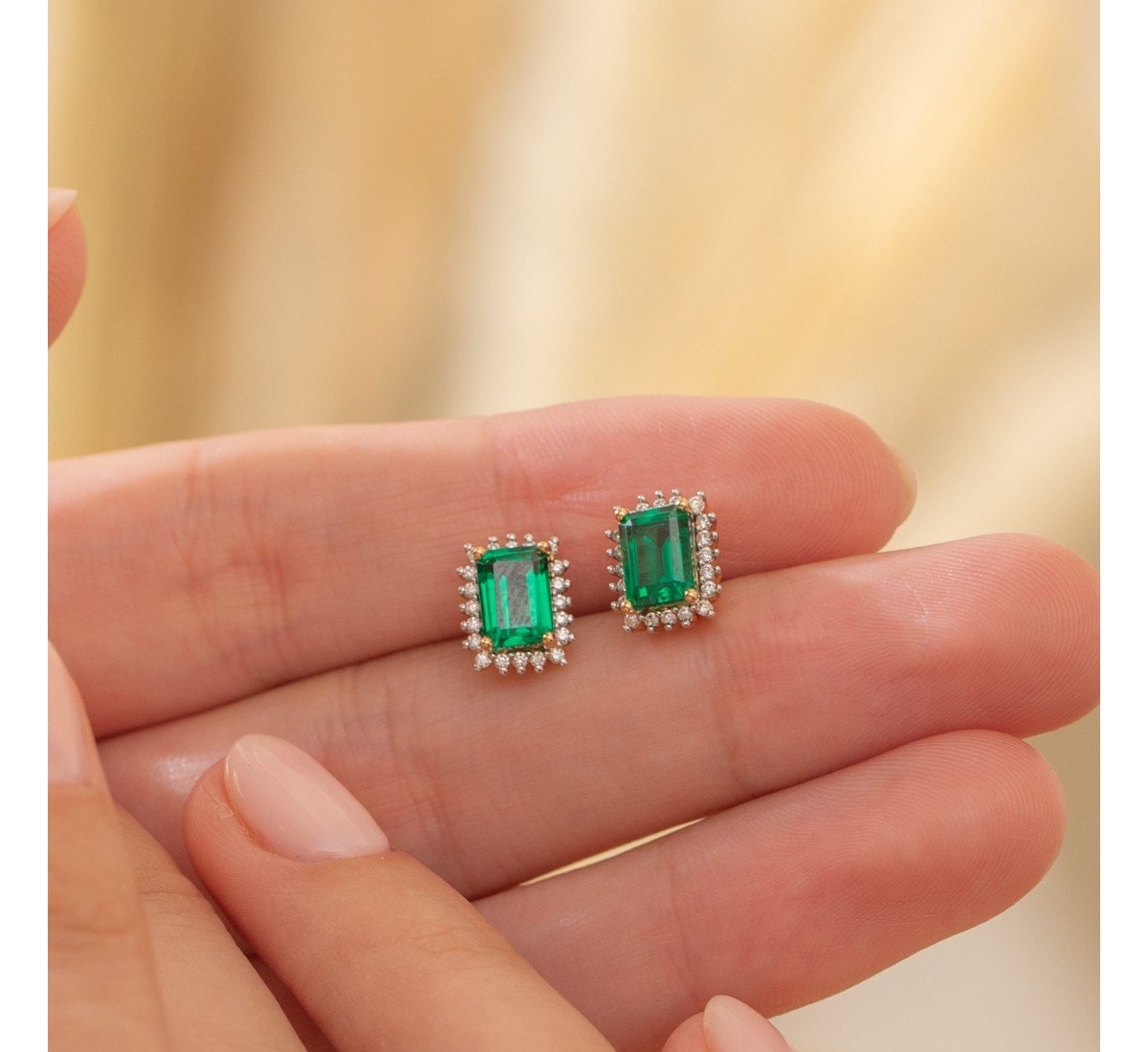 Astrid Gemstone Stud Earrings
