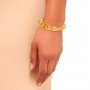Daksha Twist Gold Bangle