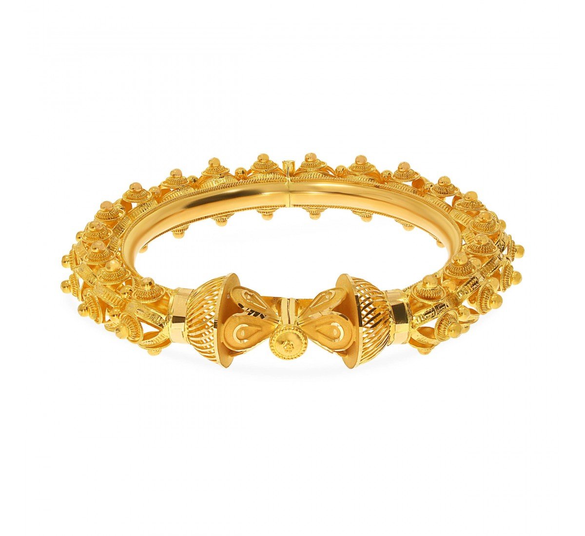 Ethnic Harmya Gold Mukh Bangle