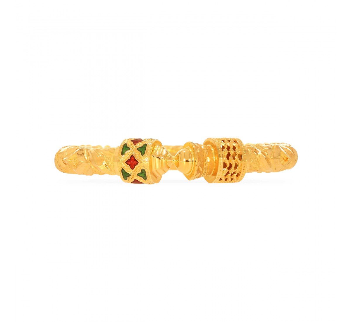 Hema Cultural Gold Mukh Bangle