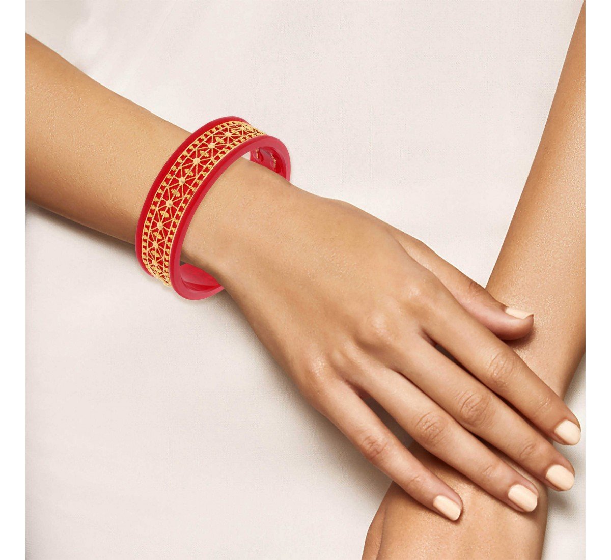 Bhargavi Art Gold Pola Bangle