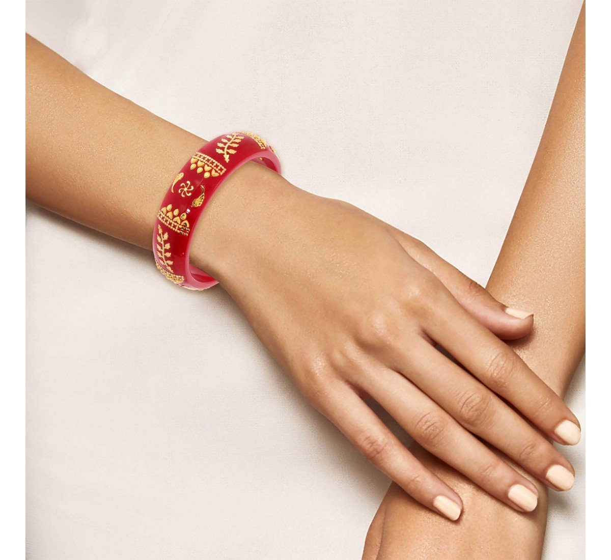 Kusum Art Gold Pola Bangle