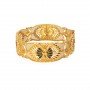 Hamsini Plumes Gold Chur Bangle