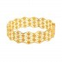 Jivika Rhombus Gold Chur Bangle