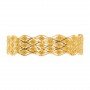 Jivika Rhombus Gold Chur Bangle