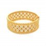 Hetal Cubes Gold Chur Bangle