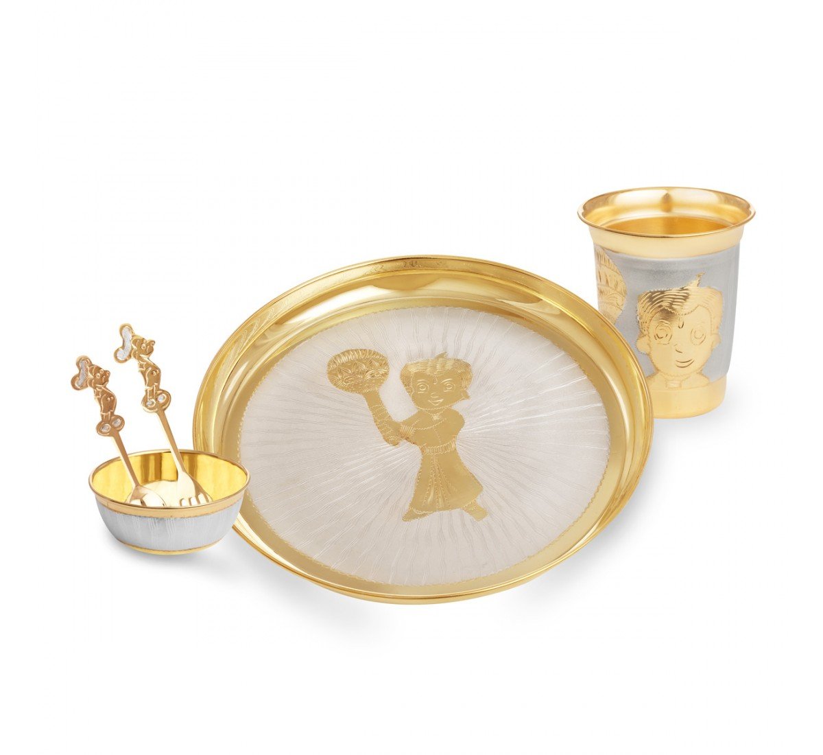Silver Beem Dinner Set