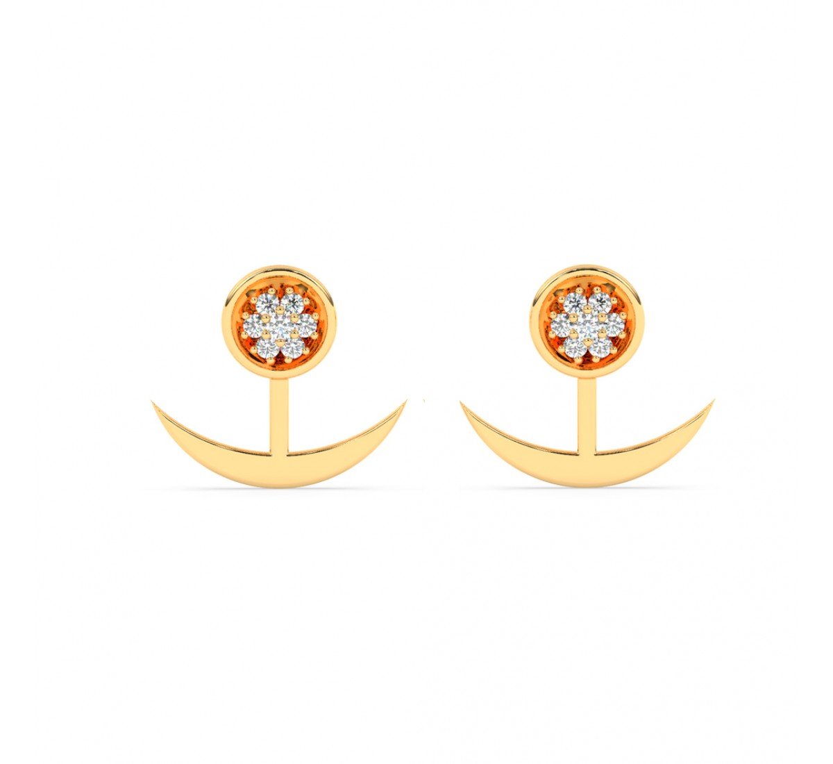 Gold Ancor Earrings