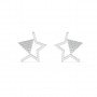 Silver Shining Star Earring