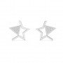 Silver Shining Star Earring