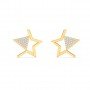 Gold Shining Star Earrings