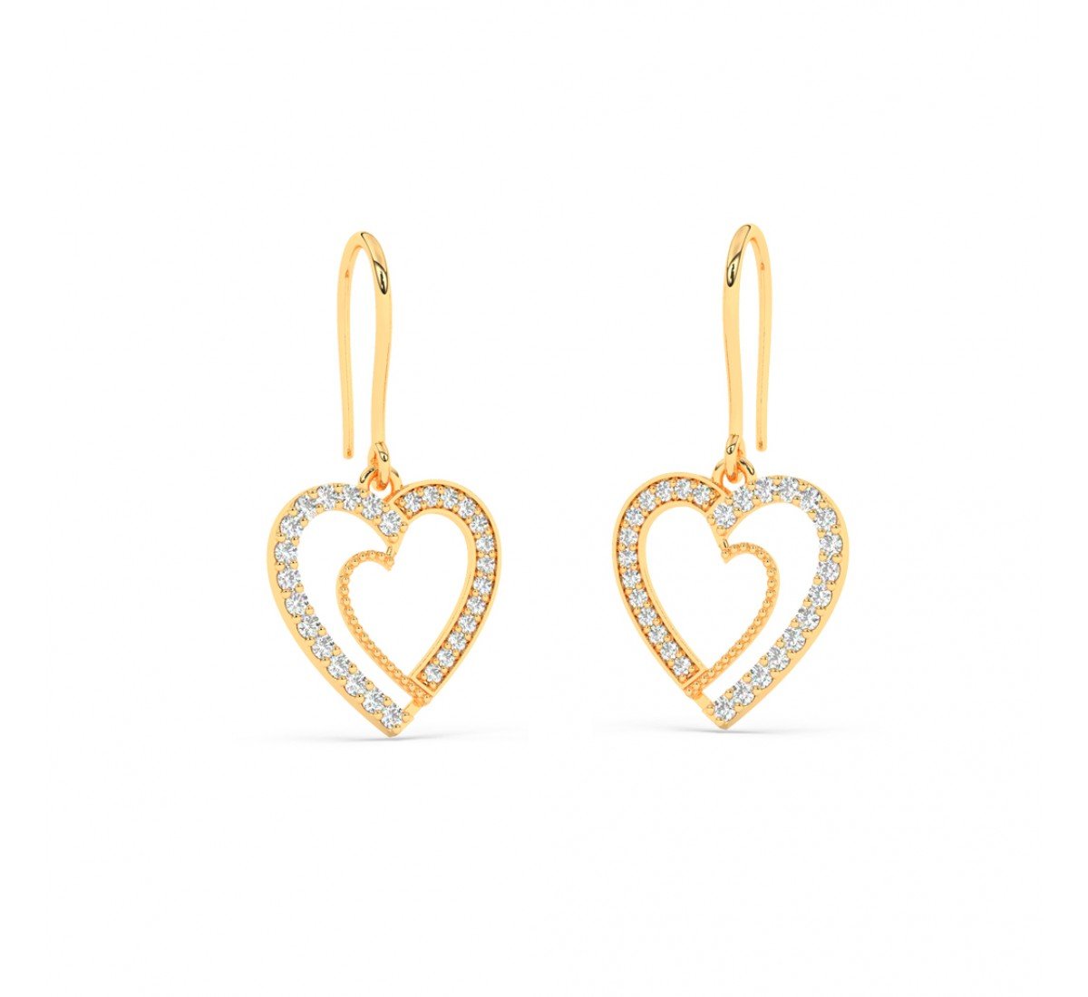 Goldyou Have My Heart Earrings