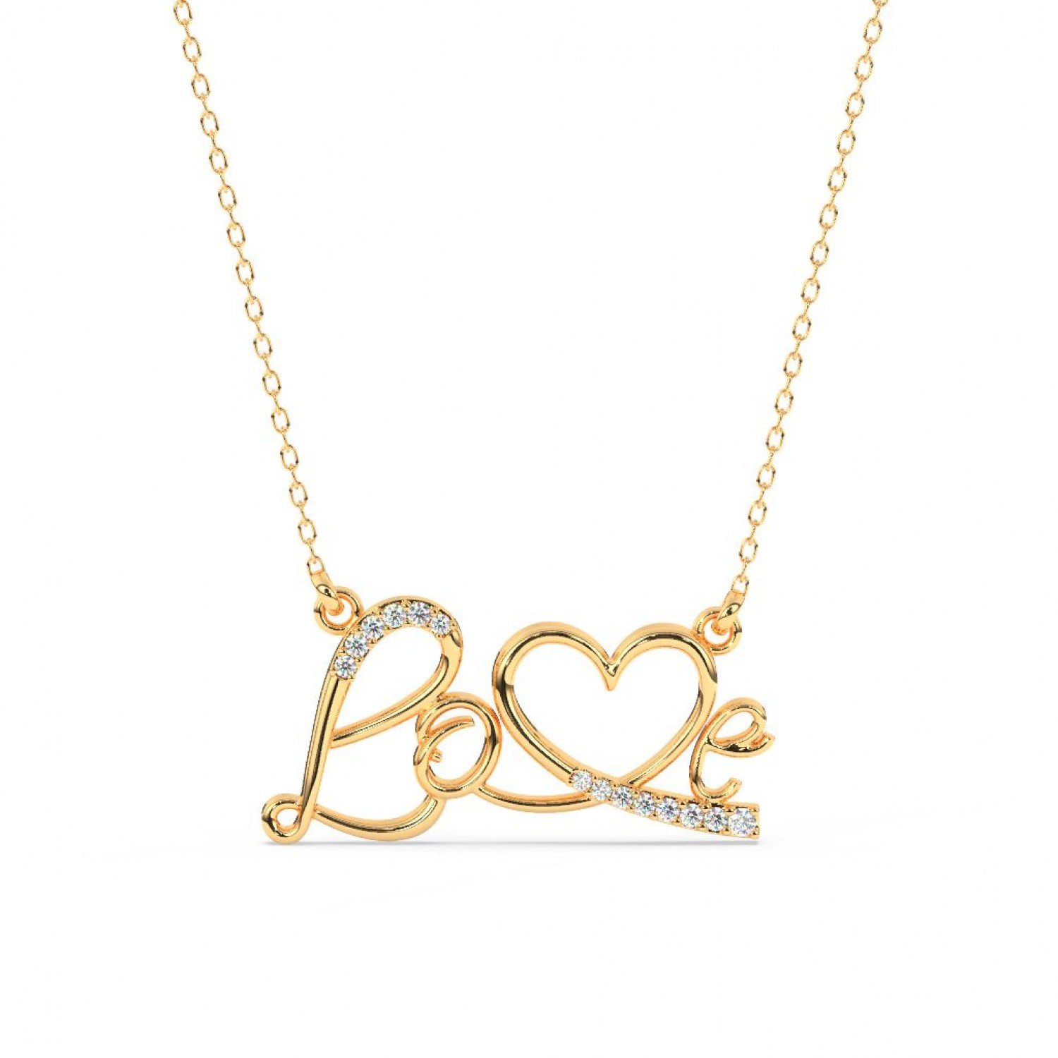 Gold All About Love Necklace