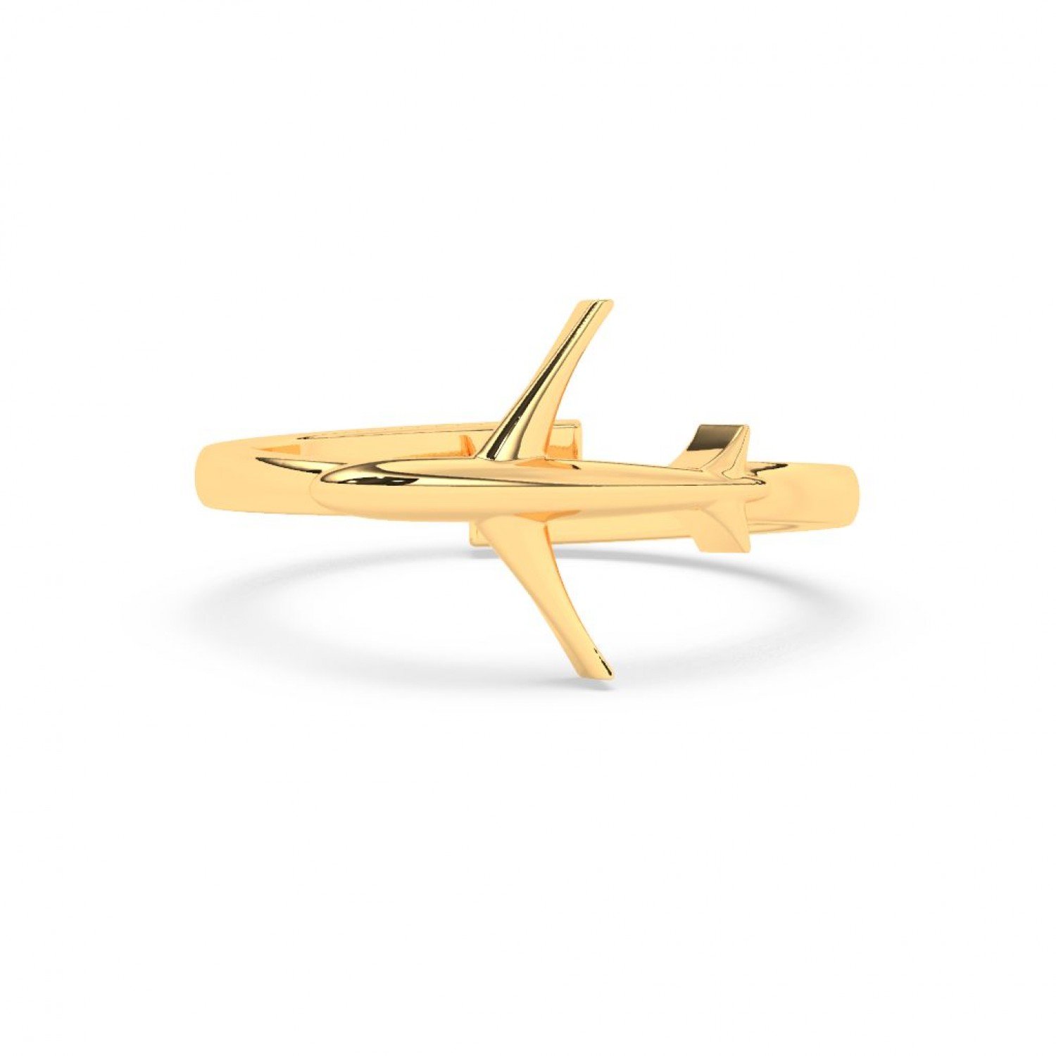 Gold Aeroplane Ring