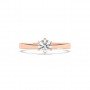Rose Gold Classic Solitaire Ring