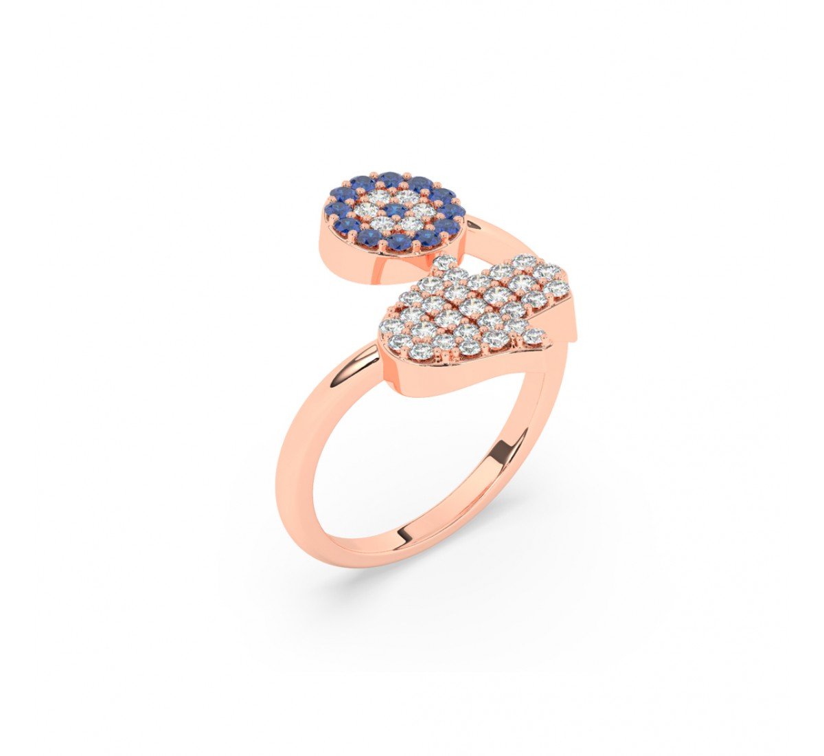 Rose Gold Hamsa Ring