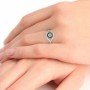 Silver Evil Eye Ring