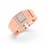 Rose Gold Stallion Men'S Ring