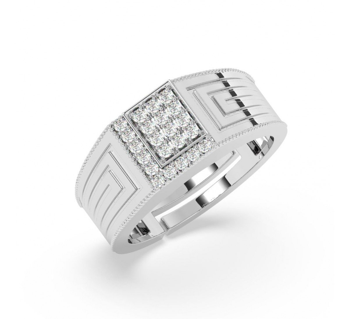 Silver Stallion Men'S Ring
