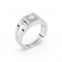 Silver Statement Ring For Men