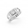 Silver Statement Ring For Men
