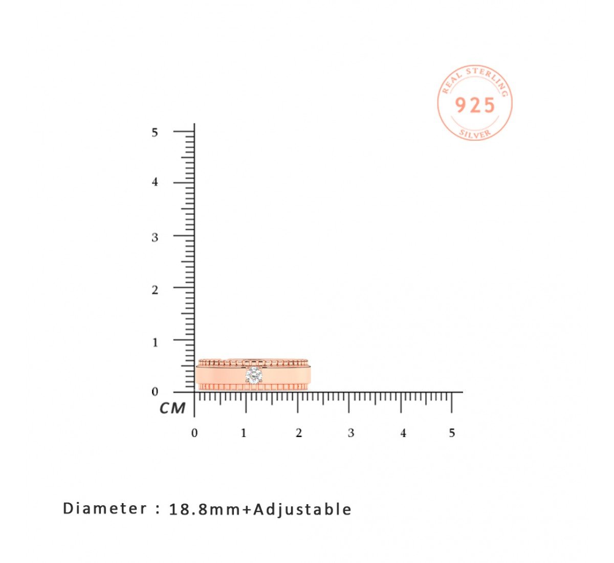 Rose Gold Band For Him