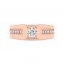 Rose Gold Growth Ring For Him